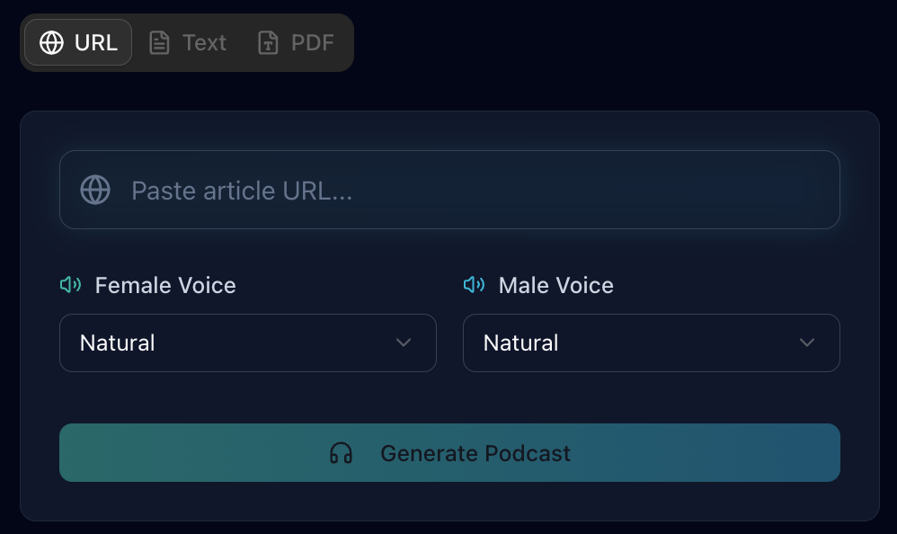 NextPod Interface